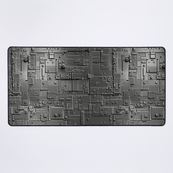 Item preview, Industrial Metal Aesthetic Pattern - Sci-Fi Motif designed and sold by HausKatz.