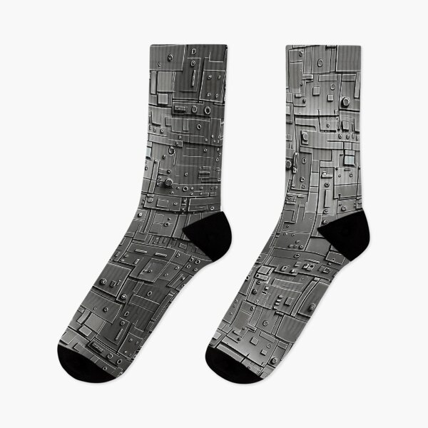 Item preview, Industrial Metal Aesthetic Pattern - Sci-Fi Motif designed and sold by HausKatz.