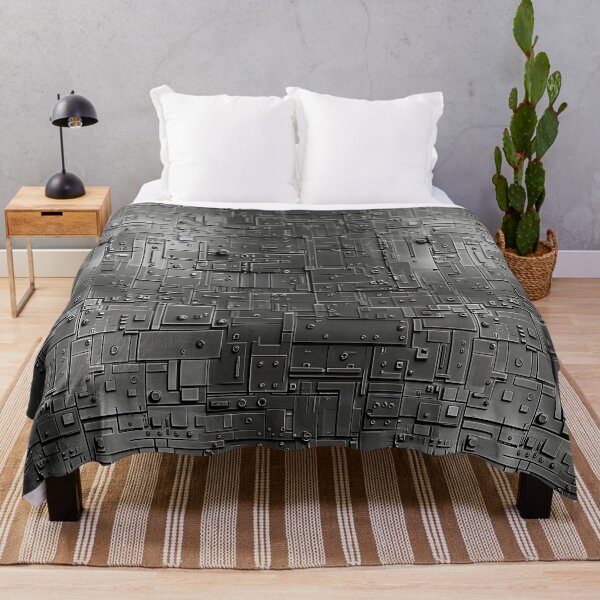 Item preview, Industrial Metal Aesthetic Pattern - Sci-Fi Motif designed and sold by HausKatz.