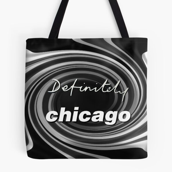 Item preview, Black and White Chicago swirl for Oasis '25 tour at Soldier Field Chicago USA designed and sold by BritTops.