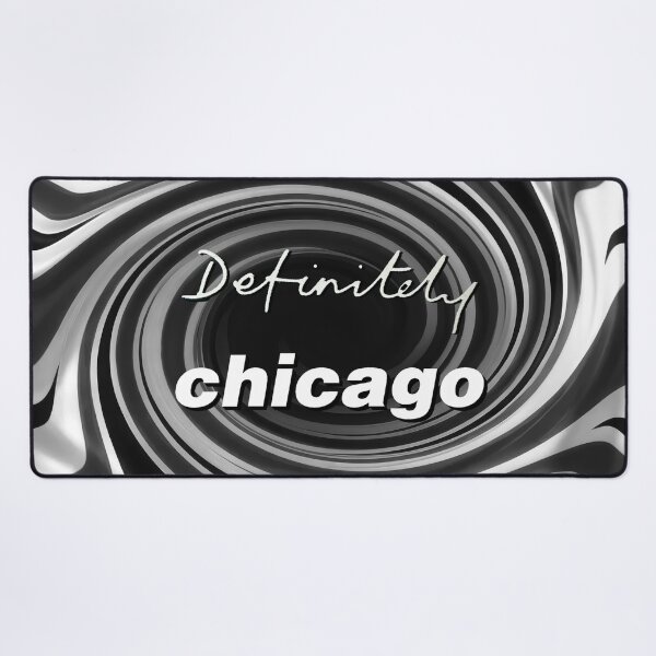 Item preview, Black and White Chicago swirl for Oasis '25 tour at Soldier Field Chicago USA designed and sold by BritTops.