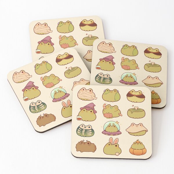 Item preview, Halloween frogs designed and sold by Rihnlin.