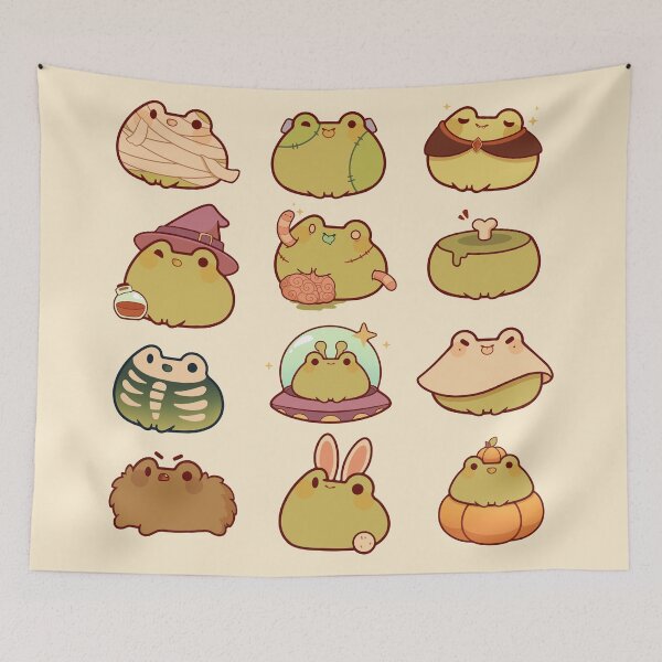 Item preview, Halloween frogs designed and sold by Rihnlin.
