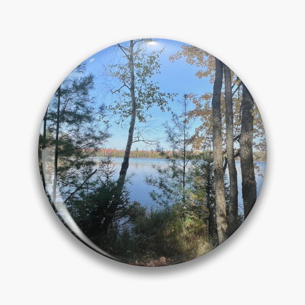 Item preview, Nature trail view of lake off of trail designed and sold by Maxine1974.