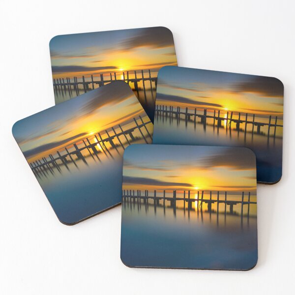 Item preview, Quindalup Jetty at Sunrise designed and sold by Jan Fijolek.