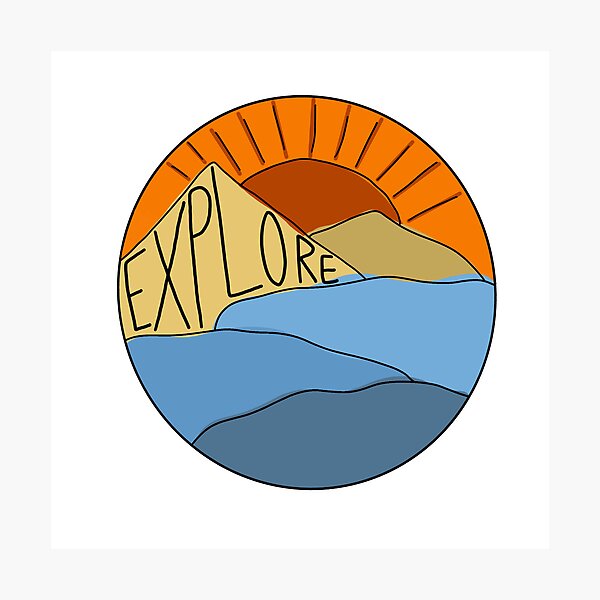 Item preview, Explore Mountains designed and sold by AbbyRunion.