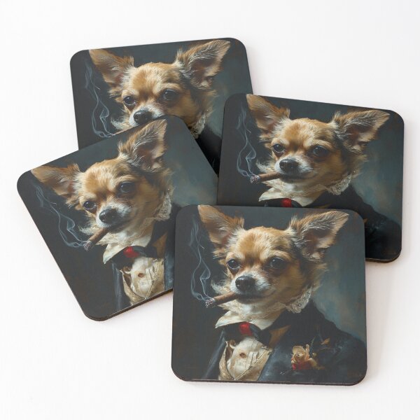 Item preview, Smoking Dog 1 designed and sold by Dawn van Doorn.