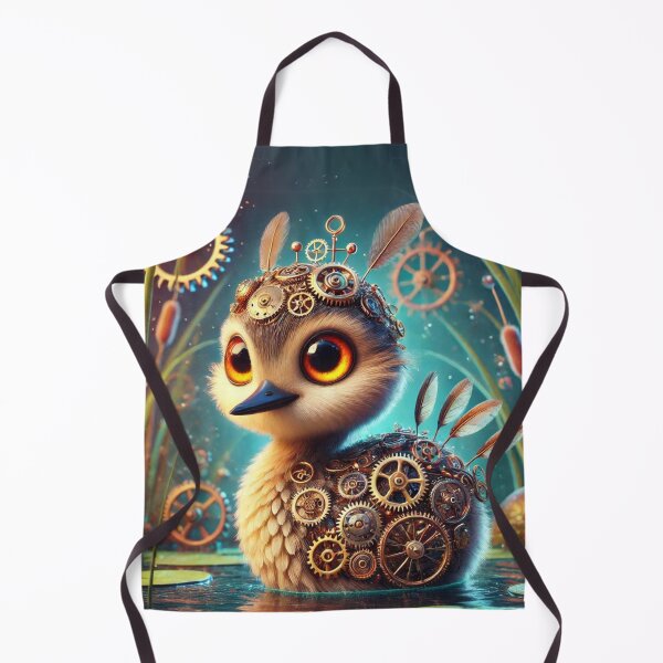 Item preview, Steampunk Eared Grebe designed and sold by Sillytoe.