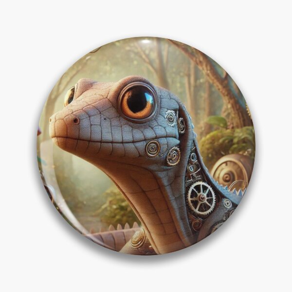 Item preview, Steampunk Earless Monitor Lizard designed and sold by Sillytoe.