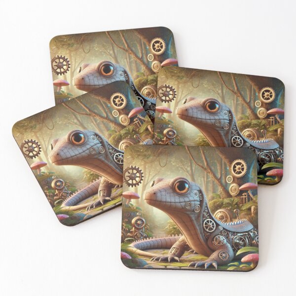 Item preview, Steampunk Earless Monitor Lizard designed and sold by Sillytoe.