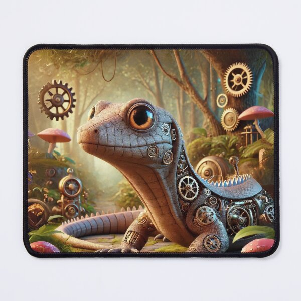 Item preview, Steampunk Earless Monitor Lizard designed and sold by Sillytoe.