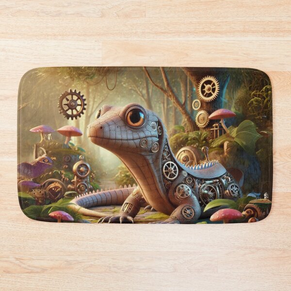 Item preview, Steampunk Earless Monitor Lizard designed and sold by Sillytoe.