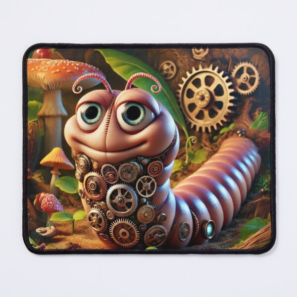 Item preview, Steampunk Earthworm designed and sold by Sillytoe.