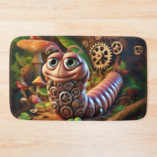 Item preview, Steampunk Earthworm designed and sold by Sillytoe.
