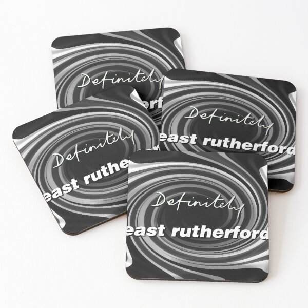 Item preview, Black and White East Rutherford Oasis swirl  designed and sold by BritTops.