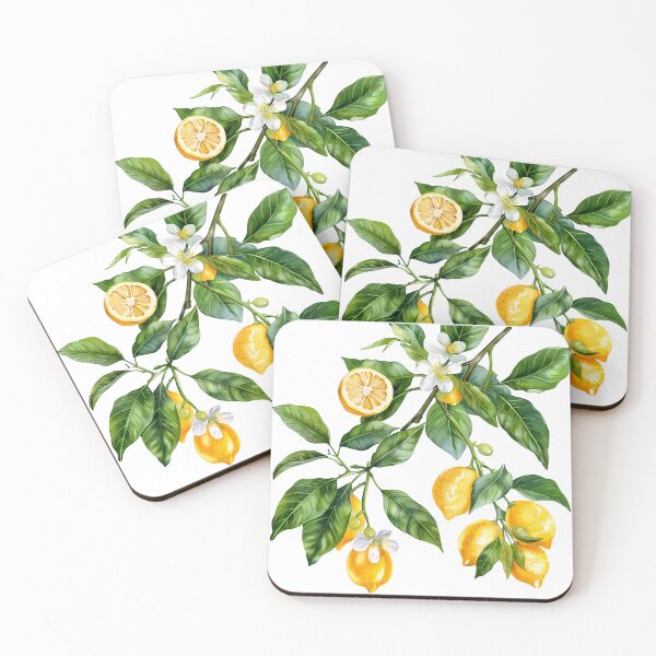 Item preview, Lemon Branch - Lemon Branch with Flowers designed and sold by Virginiia89.