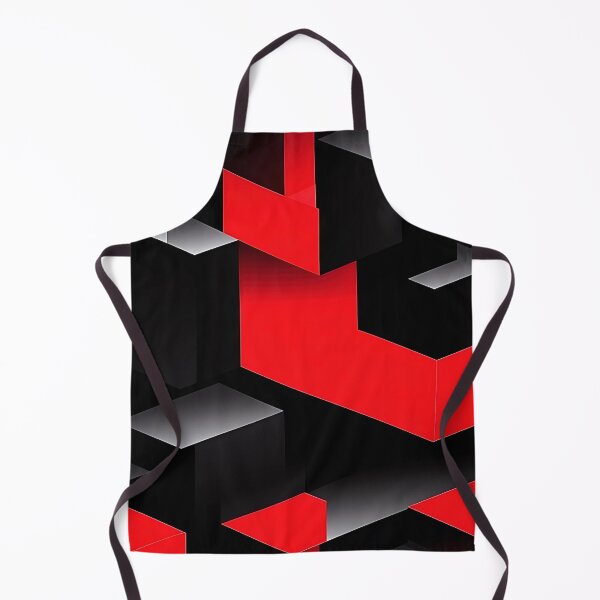 Item preview, Red and Black Geometric Pattern - Optical Puzzle designed and sold by HausKatz.