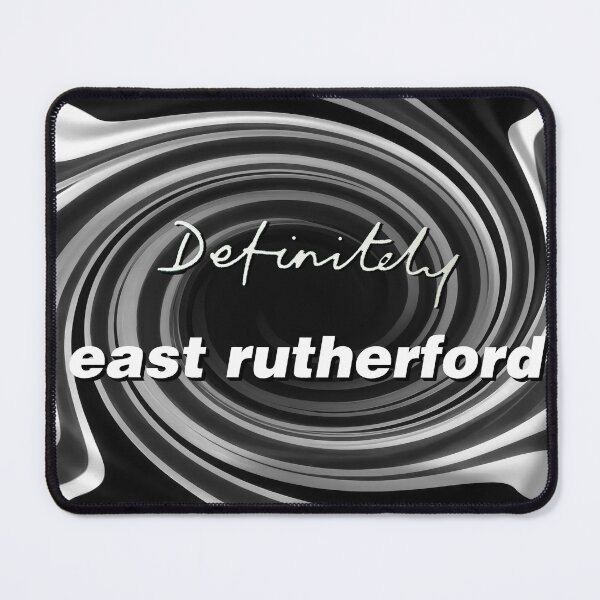 Item preview, Black and White East Rutherford Oasis swirl  designed and sold by BritTops.