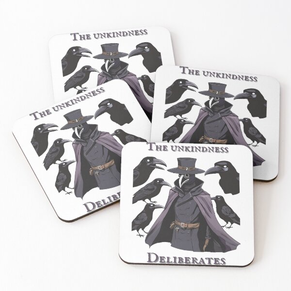 Item preview, The unkindness deliberates -  Raven Plague Doctor designed and sold by PitchBlackIcon.