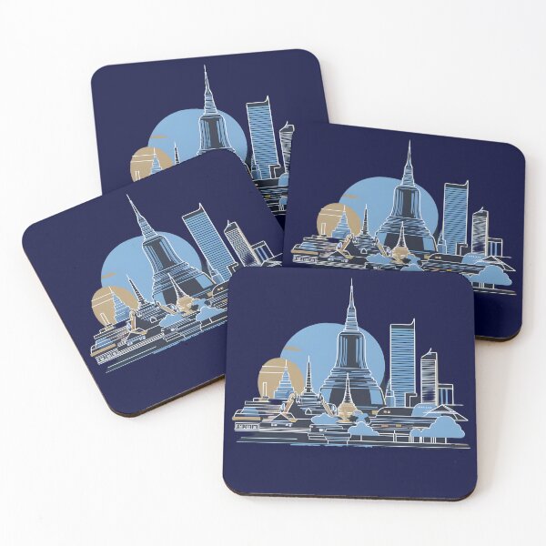Item preview, Bangkok Skyline designed and sold by Idea-Artwork.