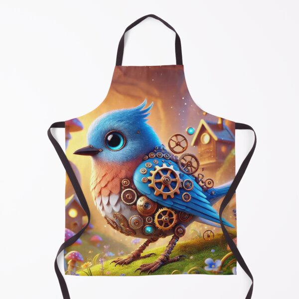 Item preview, Steampunk Eastern Bluebird designed and sold by Sillytoe.
