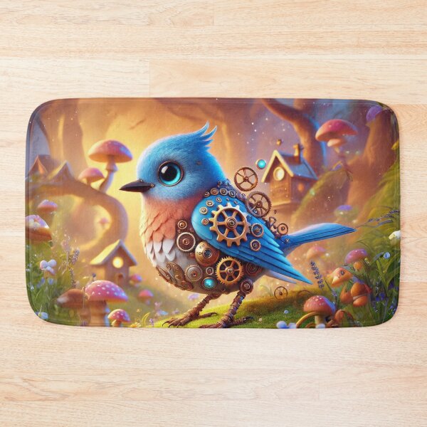 Item preview, Steampunk Eastern Bluebird designed and sold by Sillytoe.