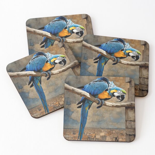 Item preview, Blue Macaw designed and sold by Alma Lee.