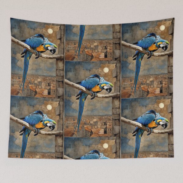 Item preview, Blue Macaw designed and sold by Alma Lee.