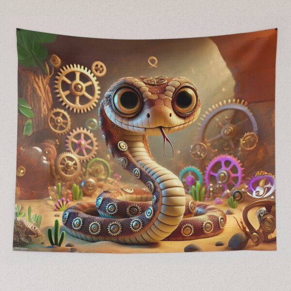 Item preview, Steampunk Eastern Brown Snake designed and sold by Sillytoe.