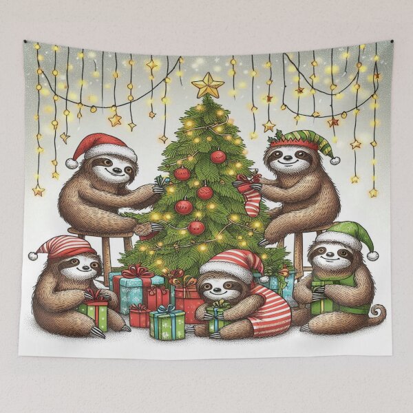 Item preview, Christmas Sloths with gifts,RBCozyHolidays,CozyHolidays designed and sold by Expressions-Sel.