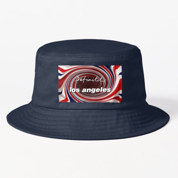 Aperçu de l'œuvre Tourbillon rouge, blanc et bleu de l'oasis de Los Angeles créée et vendue par BritTops.