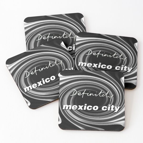 Item preview, Black and White Mexico City Oasis swirl designed and sold by BritTops.