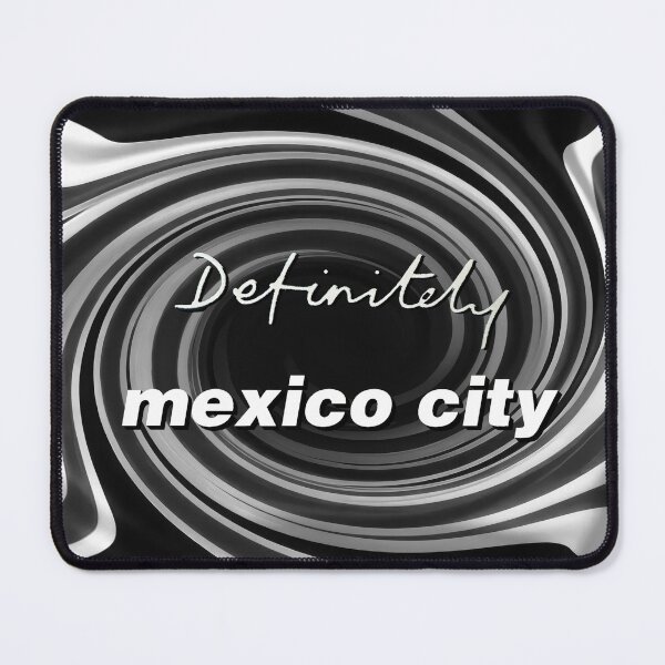 Item preview, Black and White Mexico City Oasis swirl designed and sold by BritTops.