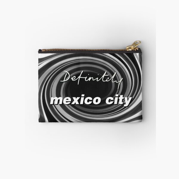 Item preview, Black and White Mexico City Oasis swirl designed and sold by BritTops.
