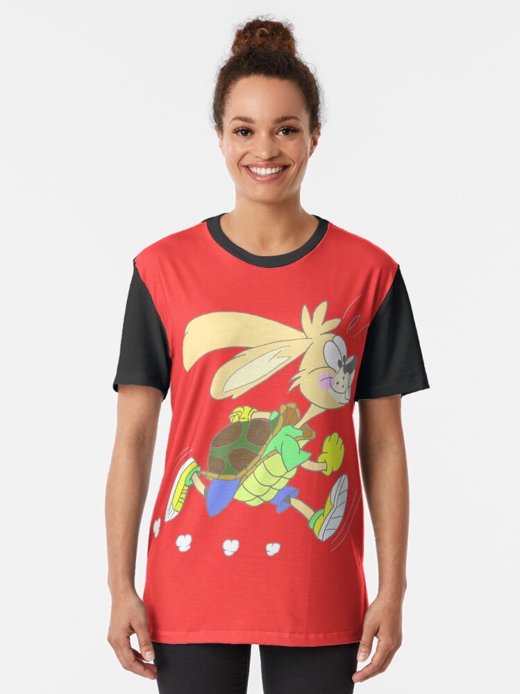Alternate view of Hare or tortoise Graphic T-Shirt