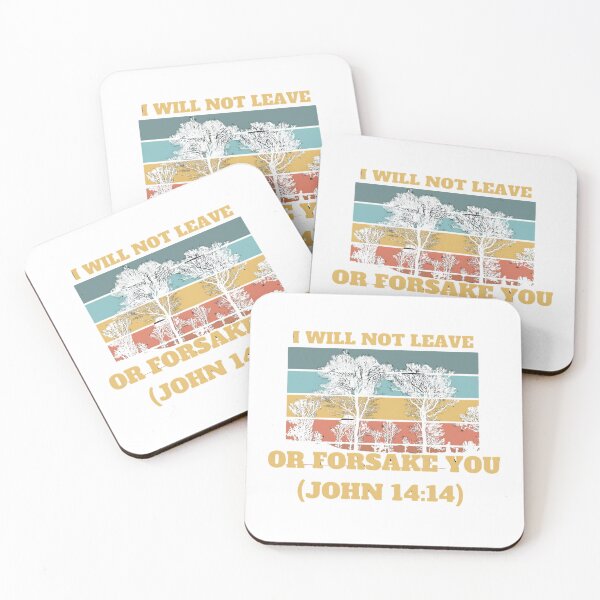Item preview, I will not leave you or forsake you | Bible verse  designed and sold by NoviaRobert.