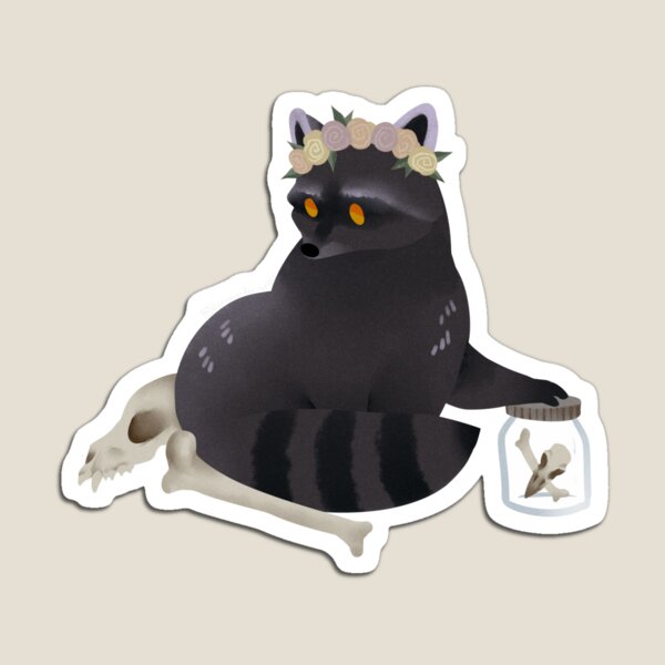 Item preview, Cultura del buitre Mapache designed and sold by Cardstock Crow.