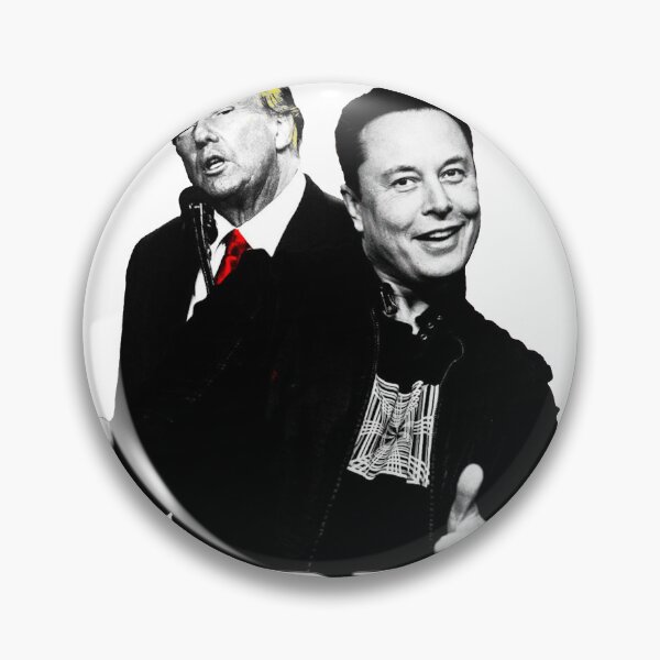 Item preview, Dark Maga Elon and Trump designed and sold by RWBTruth.