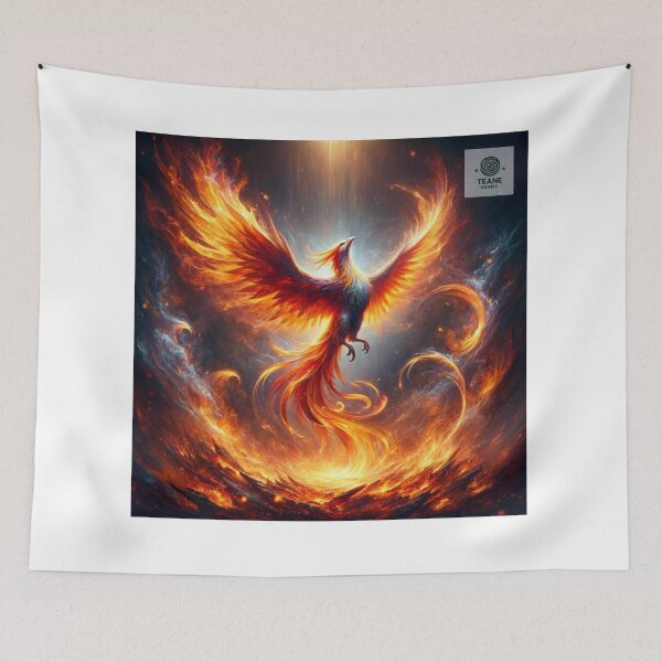 Item preview, Phoenix Rising - Symbol of Rebirth and Transformation designed and sold by Te-Ane.