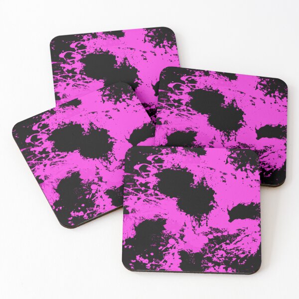 Item preview, Abstract Paint Splatter Pink and Black designed and sold by Jessica Erin.