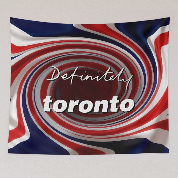 Item preview, Red White and Blue Toronto Oasis swirl designed and sold by BritTops.