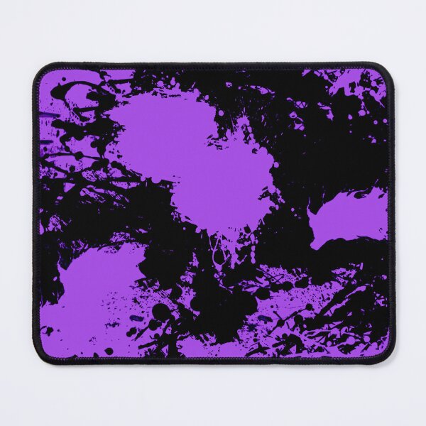 Item preview, Abstract Paint Splatter Purple and Black designed and sold by Jessica Erin.