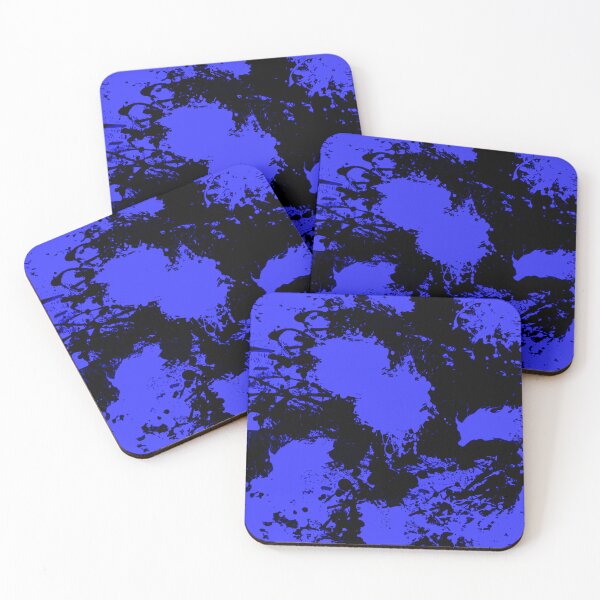 Item preview, Abstract Paint Splatter Dark Blue and Black designed and sold by Jessica Erin.