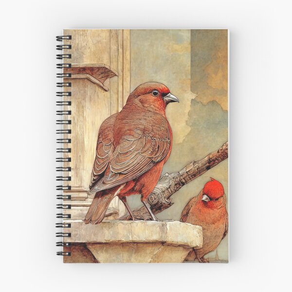Item preview, Red Bird Window Shopping designed and sold by Alma Lee.