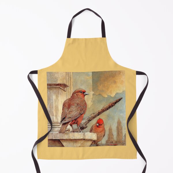 Item preview, Red Bird Window Shopping designed and sold by Alma Lee.