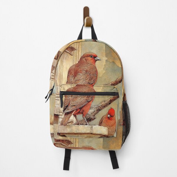 Item preview, Red Bird Window Shopping designed and sold by Alma Lee.
