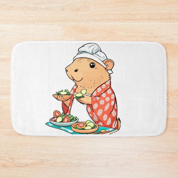 Item preview, Spa Day Capybara, cute capybara, morning routine designed and sold by katerynaS99.