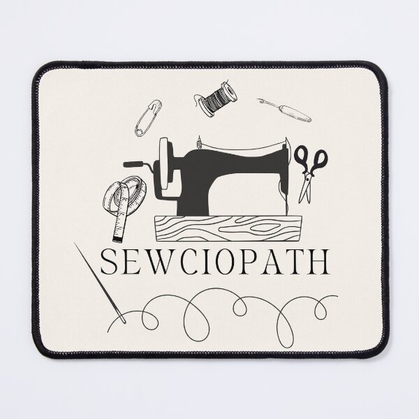 Item preview, Sewciopath - Vintage Sewing Machine - Funny Sewing Lover Gift Idea designed and sold by Wiss2Arts.