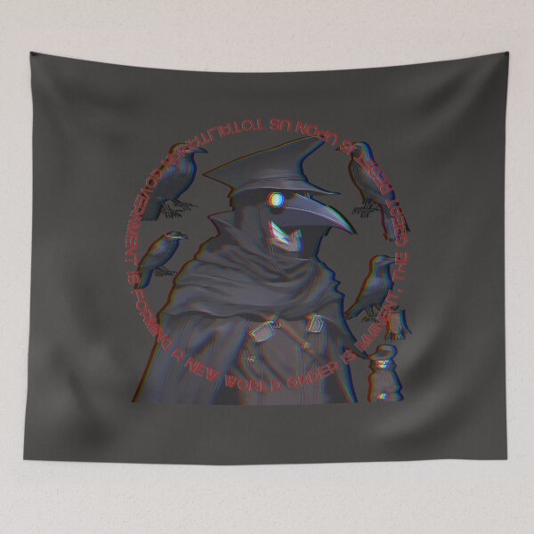 Item preview, A Plagued Conspiracy of Ravens designed and sold by PitchBlackIcon.