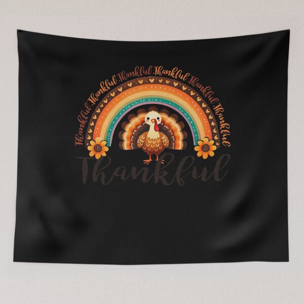 Item preview, Thankful Grateful Blessed Turkey Funny Happy Thanksgiving designed and sold by smartrocket.